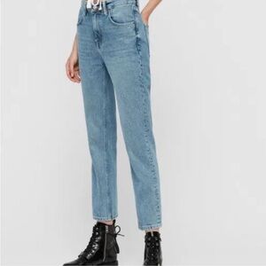 All Saints Brooke High Rise Straight Jeans SZ 27